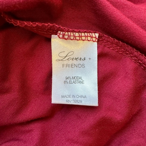 Lovers + Friends Sundance Maxi Dress in Wine Size Small - Picture 10 of 11